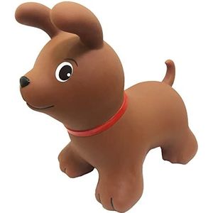 Gerardo's Toys GT69365 My First Jumpy springspeelgoed hond voor binnen en buiten, springdier kinderen, draagvermogen tot 100 kg, hoogwaardige kwaliteit, inclusief luchtpomp