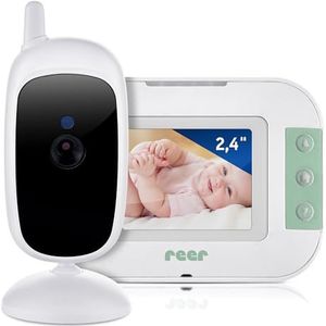 reer - BabyCam S - Digitale Video-Babyfoon - 300 m Bereik - Nachtzicht - Intercomfunctie