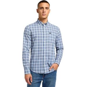 Lee Button Down, blauw (Atlantic), S