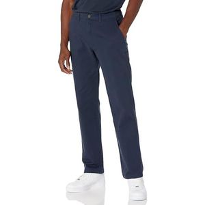 Amazon Essentials Klassieke pasvorm casual stretch chinobroek voor heren, marineblauw, 30 W x 32 l