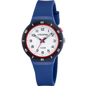 Calypso Watch K5848/5, wit, riem, Wit, riem
