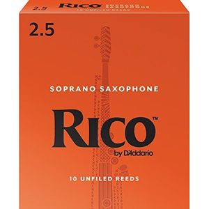 Rico RIA1025 2.5 Krachtriet voor Sopraansax (Pack van 10)