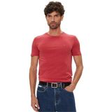 Tommy Jeans - S/S T-shirt - Rood - Katoen - Casual Design
