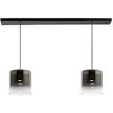 Lucide OWINO - Hanglamp - LED Dimb. - GU10-2x5W 3000K - Fumé