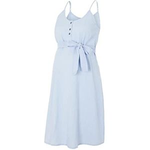 MAMALICIOUS Dames MLAVA Strap S/L Woven ABK Dress Dragerjurk, Kentucky Blue, XL