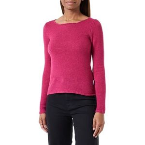 HUGO Shakilyn Knitted Sweater voor dames, Medium Roze 663, XS