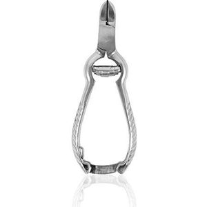 Casalfe Pedicuretang van roestvrij staal, met dubbele veer voor veilig en nauwkeurig snijden.