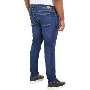 Calvin Klein Jeans Skinny Plus-broek voor heren, Denim Donker, 40W / 34L