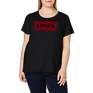 Levi's Plus Size Perfect Tee T-shirt Vrouwen, Stonewashed Black, 1XL