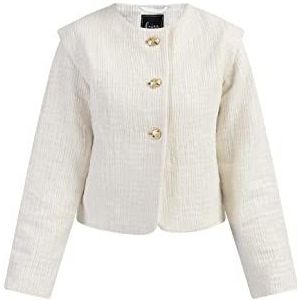 Caspio - Korte Blazer - Wolwit - 29027482-CA06