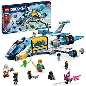 LEGO DREAMZzz Dhr. Oz' ruimtebus, Spaceshuttle Bus Speelgoed om op 2 Manieren te Bouwen, met Mateo, Z-Blob & Logan Personages Minifiguren, Creatief Speelgoed voor Fantasiespel, voor Kinderen 71460