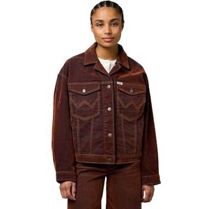 Wrangler - Cowboy Jacket - Cinnamon Chill - Denim Jas - Relaxed Pasvorm