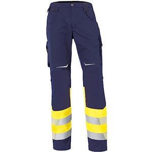 Paul H. Kübler Bekleidungswerk Damesbroek, waarschuwingsgeel/donkerblauw, 106 EU