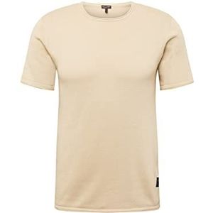 KEY LARGO Lukaku ronde T-shirt voor heren, zand (1005), XL