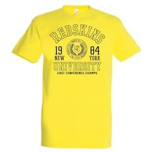 REDSKINS T shirts Polos Shirts Tanktops En Sweatshirts Sportkleding Thermisch Kleding Voor Kinderen Jongen Meisje Model Rs2224 Geel Maat 12 Jaar