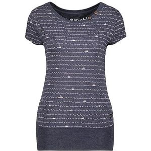 ALIFE and Kickin CocoAK B Shirt voor dames, korte mouwen, shirt, marineblauw, gemêleerd, S