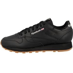 Reebok Classic Leather uniseks-volwassene Sneaker,CBLACK/PUGRY5/RBKG03,43 EU