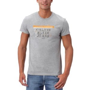 Calvin Klein T-shirt voor heren, grijs (M 092), 56, grijs (M 092), 56