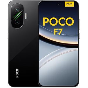 POCO F7 - Smartphone - Zwart - 12 + 512 GB - Snapdragon 8s Gen 4 - 6,83 inch AMOLED-display