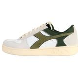 Diadora Magic Basket Low Suede leer, gymschoenen, uniseks, volwassenen, 41 EU, Wit, 41 EU