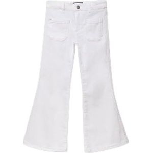 Replay Flare fit broek voor meisjes, 001, wit, 12 Jaar