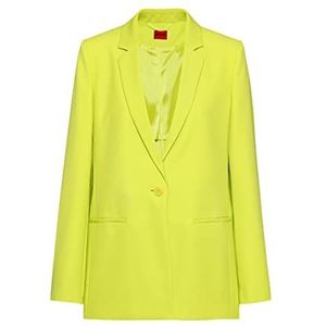 HUGO Women's Asella Jacket, Bright Yellow735, Regular Fit