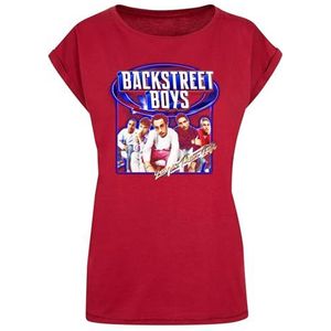 MERCHCODE T-shirt voor dames, bordeaux, M