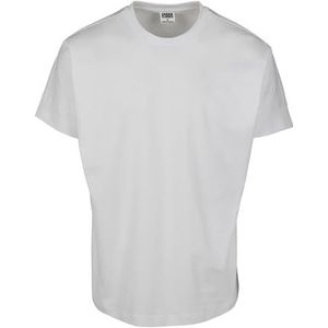 Urban Classics Heren Oversize Tee Cut on Sleeve T-Shirt, wit (wit 00220)., S