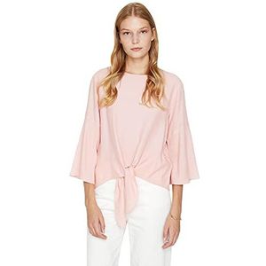 Koton Dames blouse-shirt met band om te knopen blouse