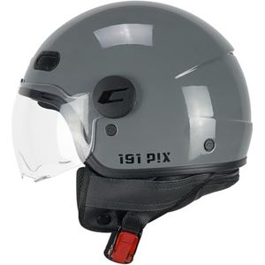 Jethelm - 191 PIX - Compact - Lichtgewicht - Bruin Eco-Leer