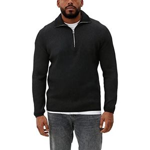 s.Oliver Big Size Sweater, herenpullover, zwart, XXL