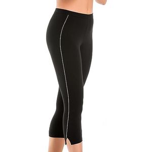 Teyli Athletico katoenen legging met hoge taille voor dames, zwart, 3XL