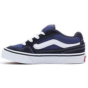 Vans Caldrone, uniseks sneakers voor kinderen en jongens, suède, marineblauw, 31 EU