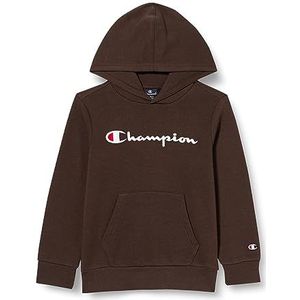 Champion Legacy American Classics B-Ultralight Powerblend fleece sweatshirt met capuchon voor kinderen en jongeren, Bruin, 3-4 jaar