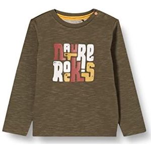 Noppies Baby Baby-jongens B Tee Ls Red Lake T-shirt, Diepe diepte - P766, 50 cm