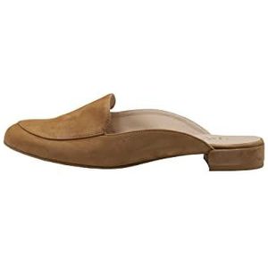 qisha Leren damesslipper, camel, 37 EU, kameel, 37 EU