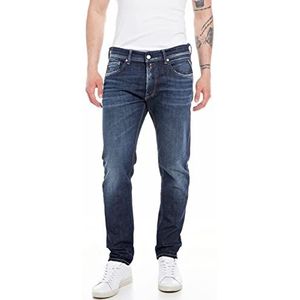 Replay Heren M1008 Willbi Original Jeans, Dark Blue 007-1, 28W / 32L, donkerblauw 007-1, 28W / 32L