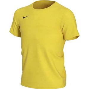 Nike Uniseks-Kind Short Sleeve Top Y Nk Df Park Vii Jsy Ss, Tour Yellow/Black, BV6741-719, L