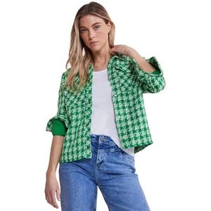 Street One - Kort Bouclé Jasje - Groen - Dames