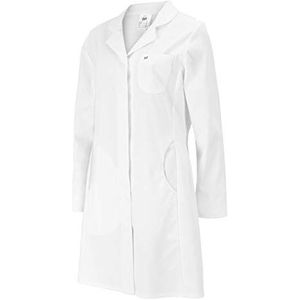 BP 4857-684-21-44 mantel voor vrouwen, lange mouwen, kraag met omslag, 200,00 g/m² stofmix met stretch, wit, 44
