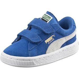 PUMA Suede 2 Straps PS, uniseks sneakers voor kinderen, Blauw Snorkel Blue PUMA White 02, 34.5 EU