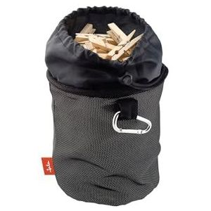 Jata Hogar HPAL8000 Zakje voor pincetten, polyester, zwart, klein