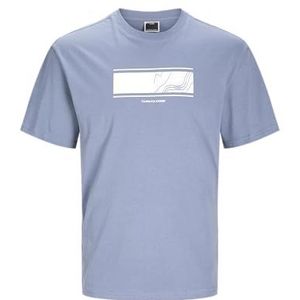 Jack & Jones Jcoart Branding Tee Ss Crew Neck, stone, S