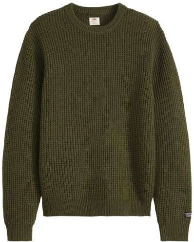 Regular fit gebreide pullover van een mix van katoen en wol