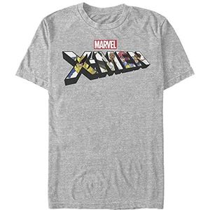 Marvel X-Men - Xmen Character Logo Unisex Crew neck T-Shirt Melange grey M