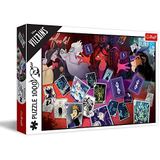 Trefl - Disney Villains, Goede serie - Puzzel 1000 Elementen - Puzzel met Sprookjeshelden, Disney Schurken, Doe-het-zelf Puzzel, Creatief Amusement, Plezier, Puzzels voor Volwassenen en Kinderen