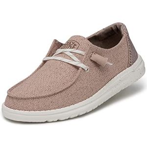 Hey Dude Wendy Wendy Woven Moc Toe Schoenen voor dames, roze (blush), 39 EU