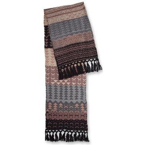 Dames sjaal Heavy Knit Coll, bruin (Rosewood 654), One Size