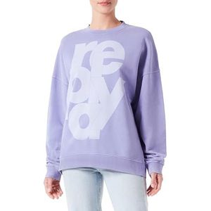 Replay Oversized sweatshirt voor dames, 627 Lavender, L