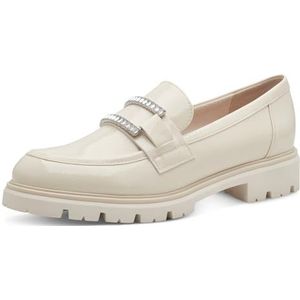 Marco Tozzi Dames 2-24701-44 Slipper, Cream Patent, 39 EU, Crèam patent, 39 EU